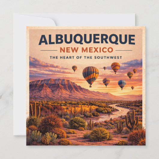 Albuquerque Ballonnen Notities uit het Zuidwesten (Voorkant)