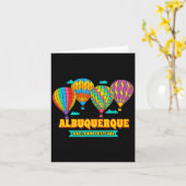 Albuquerque Balloon Festival New Mexico Fiesta  Kaart (Gele Bloem)