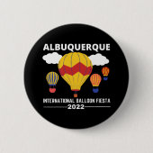 Albuquerque Balloon Fiesta 2022 Ronde Button 5,7 Cm (Voorkant)