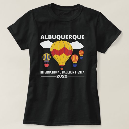 Albuquerque Balloon Fiesta 2022 T-shirt (Design voorkant)