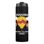 Albuquerque Balloon Fiesta 2022 Thermosbeker (Voorkant)