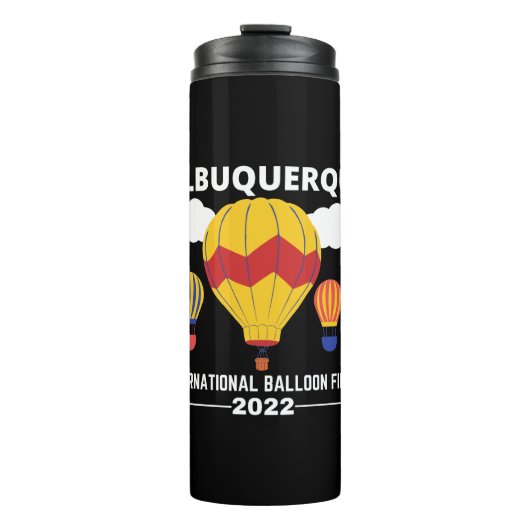 Albuquerque Balloon Fiesta 2022 Thermosbeker (Voorkant)