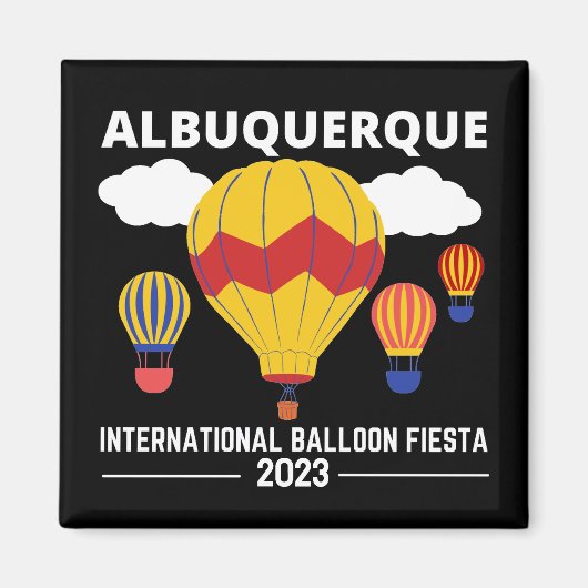 Albuquerque Balloon Fiesta 2023 T-shirt Magneet (Voorkant)