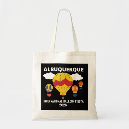 Albuquerque Balloon Fiesta 2026 Tote Bag (Voorkant)