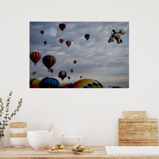 Albuquerque Balloon Fiesta 2 Poster (Keuken)