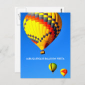 ALBUQUERQUE BALLOON FIESTA BRIEFKAART (Voorkant / Achterkant)