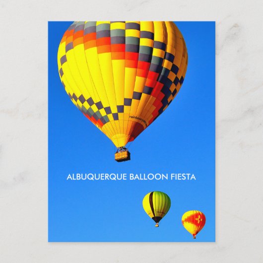 ALBUQUERQUE BALLOON FIESTA BRIEFKAART (Voorkant)