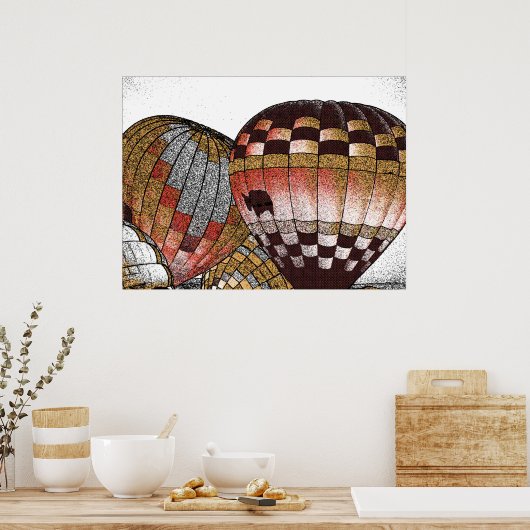 Albuquerque Balloon Fiesta Poster (Keuken)