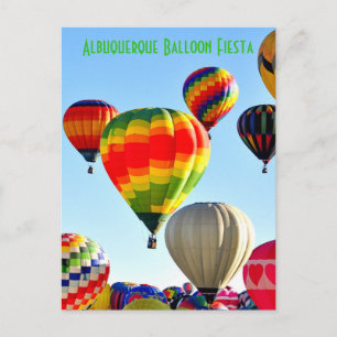 ALBUQUERQUE BALLOONFEEST ANSICHTKAART BRIEFKAART