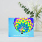 ALBUQUERQUE BALLOONFEEST ANSICHTKAART BRIEFKAART (Staand voorkant)
