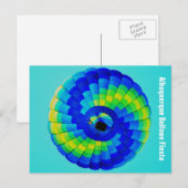 ALBUQUERQUE BALLOONFEEST ANSICHTKAART BRIEFKAART (Voorkant / Achterkant)
