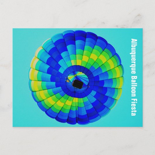 ALBUQUERQUE BALLOONFEEST ANSICHTKAART BRIEFKAART (Voorkant)