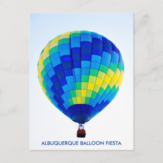 ALBUQUERQUE BALLOONFEEST ANSICHTKAART BRIEFKAART (Voorkant)