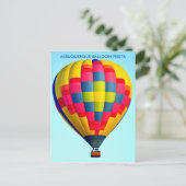 ALBUQUERQUE BALLOONFEEST ANSICHTKAART BRIEFKAART (Staand voorkant)