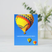 ALBUQUERQUE BALLOONFEEST ANSICHTKAART BRIEFKAART (Staand voorkant)