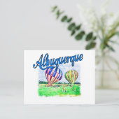 Albuquerque Balloons Briefkaart (Staand voorkant)