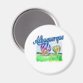 Albuquerque Balloons Magneet (Voorkant / Achterkant)