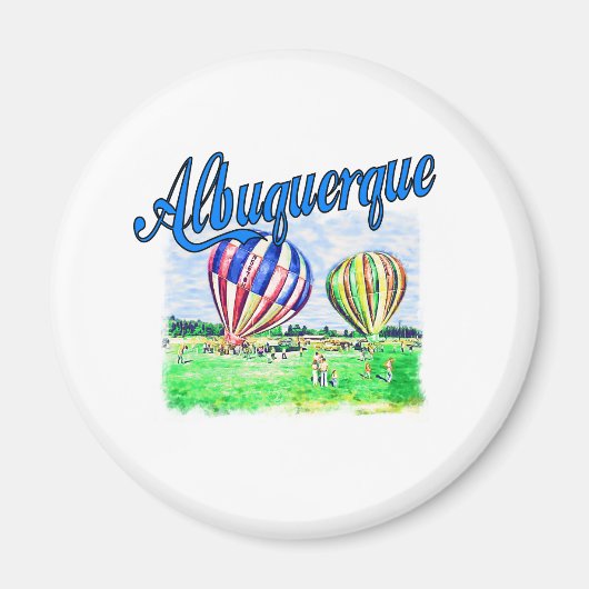 Albuquerque Balloons Magneet (Voorkant)