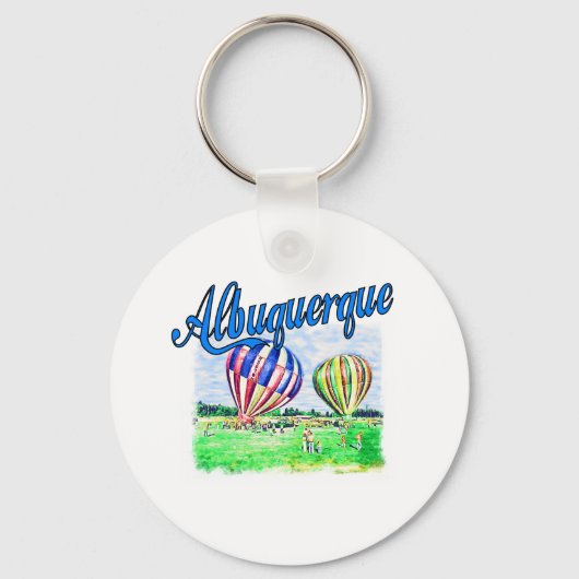 Albuquerque Balloons Sleutelhanger (Voorkant)