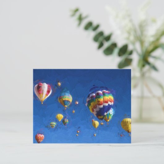 Albuquerque Balonfestival Briefkaart (Staand voorkant)