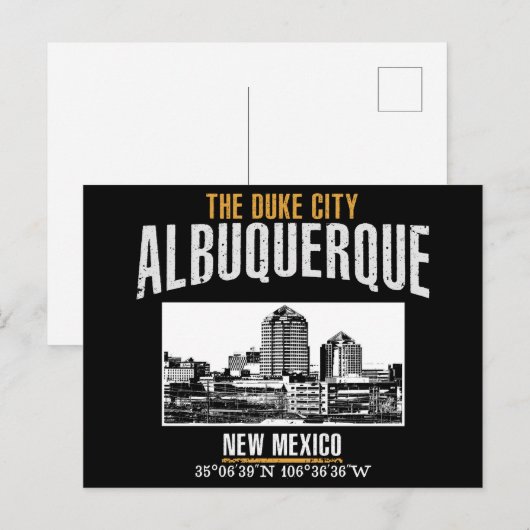 Albuquerque Briefkaart (Voorkant / Achterkant)