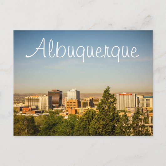 Albuquerque City in New Mexico Briefkaart (Voorkant)