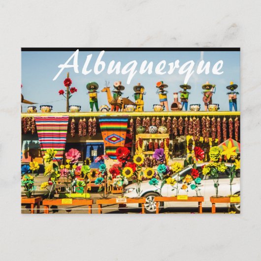 Albuquerque City in New Mexico Briefkaart (Voorkant)