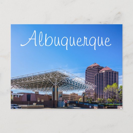 Albuquerque City in New Mexico Briefkaart (Voorkant)