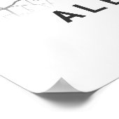 Albuquerque City Map Poster (Hoek)