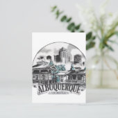 Albuquerque City New Mexico Verenigde Staten Briefkaart (Staand voorkant)