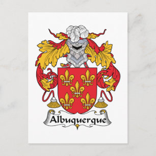 Albuquerque Family Crest Briefkaart