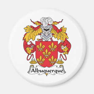 Albuquerque Family Crest Magneet