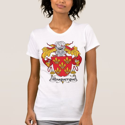 Albuquerque Family Crest T-shirt (Voorkant)