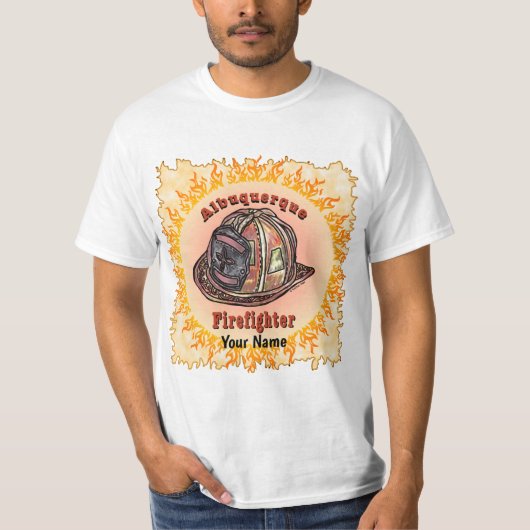 Albuquerque Firefighter t shirt (Voorkant)