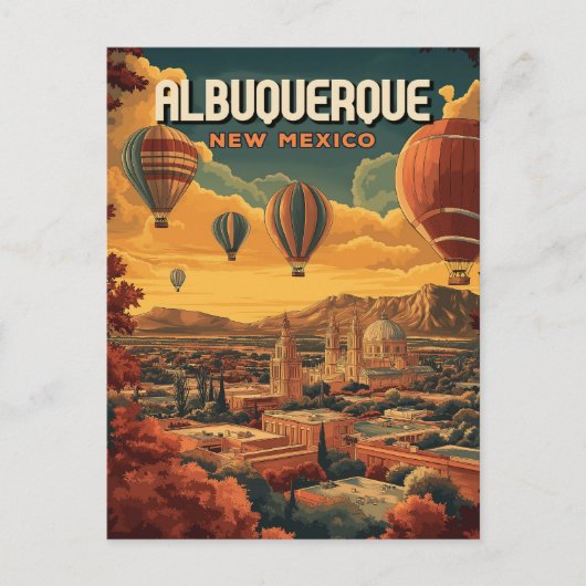 Albuquerque Hete Luchtballon Sunrise Briefkaart (Voorkant)