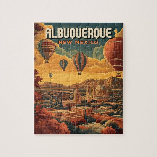 Albuquerque Hete Luchtballon Sunrise Legpuzzel (Verticaal)