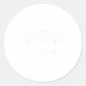 Albuquerque High School heeft Albuquerque NM Retro Ronde Sticker (Voorkant)