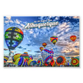 Albuquerque Hot Air ballon Fiesta Foto Afdruk (Voorkant)