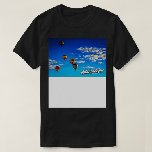 Albuquerque Hot Air ballon T-shirt (Design voorkant)