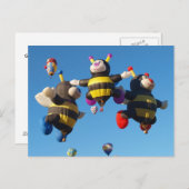 Albuquerque Hot Air-ballonbijen Briefkaart (Voorkant / Achterkant)