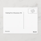 Albuquerque Hot Air-ballonbijen Briefkaart (Achterkant)