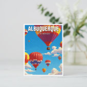 Albuquerque International Ballon Fiesta Briefkaart (Staand voorkant)