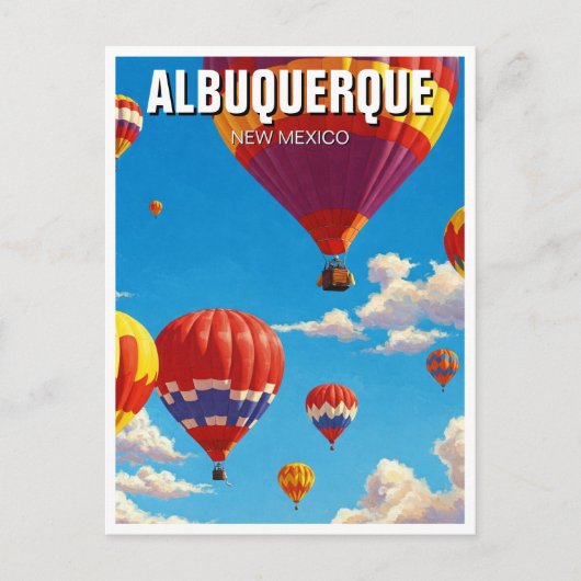 Albuquerque International Ballon Fiesta Briefkaart (Voorkant)
