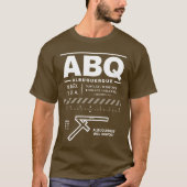 Albuquerque International Sunport ABQ T-shirt (Voorkant)