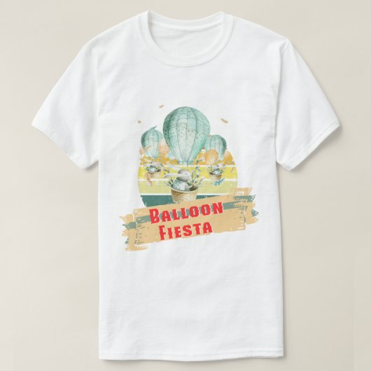 Albuquerque internationale ballon fiesta t-shirt (Design voorkant)