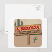 Albuquerque links briefkaart (Voorkant / Achterkant)