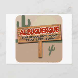 Albuquerque links briefkaart