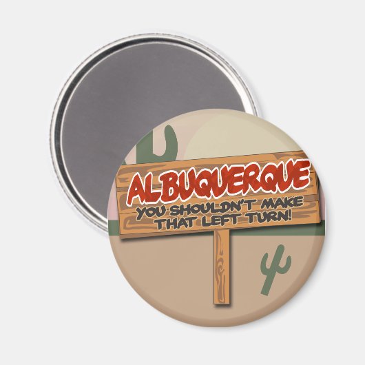 Albuquerque links magneet (Voorkant / Achterkant)