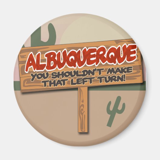 Albuquerque links magneet (Voorkant)