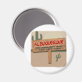 Albuquerque links magneet (Voorkant / Achterkant)